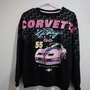 Feminine Cozycore Corvette Racing #55 Vintage Sweatshirt - Women's Size …
